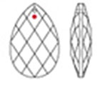 Swarovski 8741 Pear Shape 50,0x34,0мм